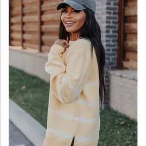 Mystify my love tie dye pullover